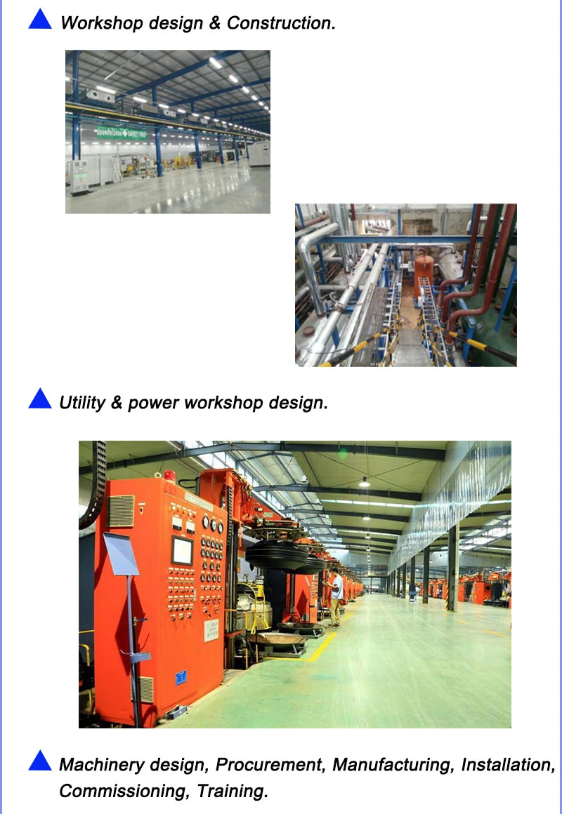 Labor Effective 2W/3W/Scooter/Motorcycle Tire Plant Engineering Solution for Making Bicycle Tires